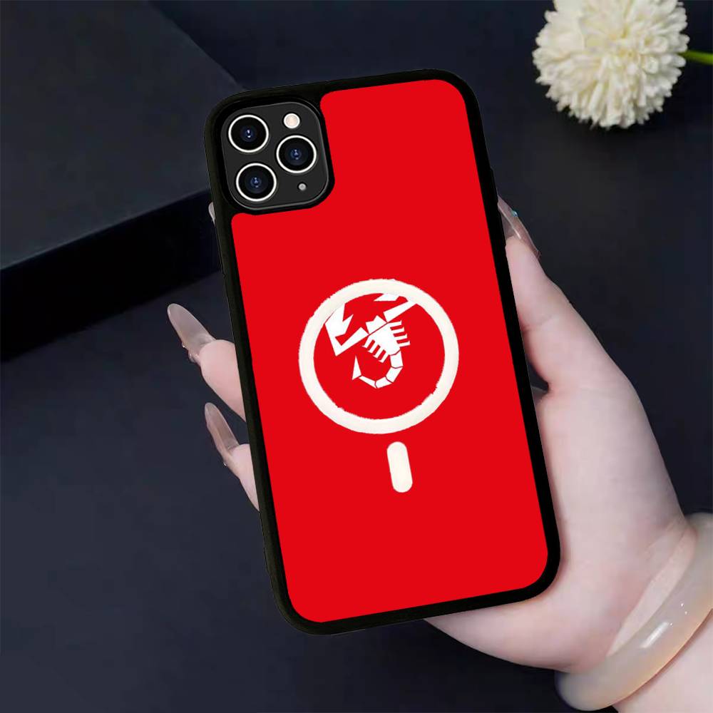 A-Abarth LOGO For Magsafe Magnetic Phone Case For IPhone 17 16 Pro Max 15 Plus 14 13 12 11 Cover