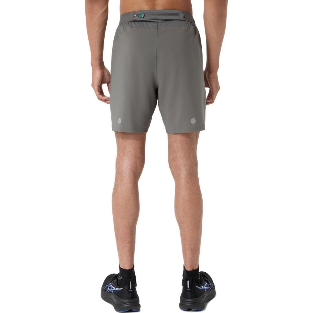 Running Wear ROAD 7IN SHORT 2011D248 020 L [ASICS] Men's (TRUFFLE GREY)