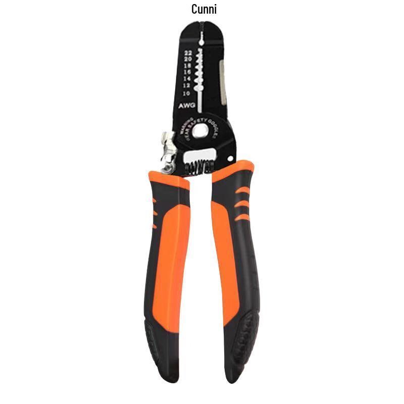 Craft Multifunctional Wire Stripper Electrician Pliers: Wire Stripping, Cutting, and Skinning Tool