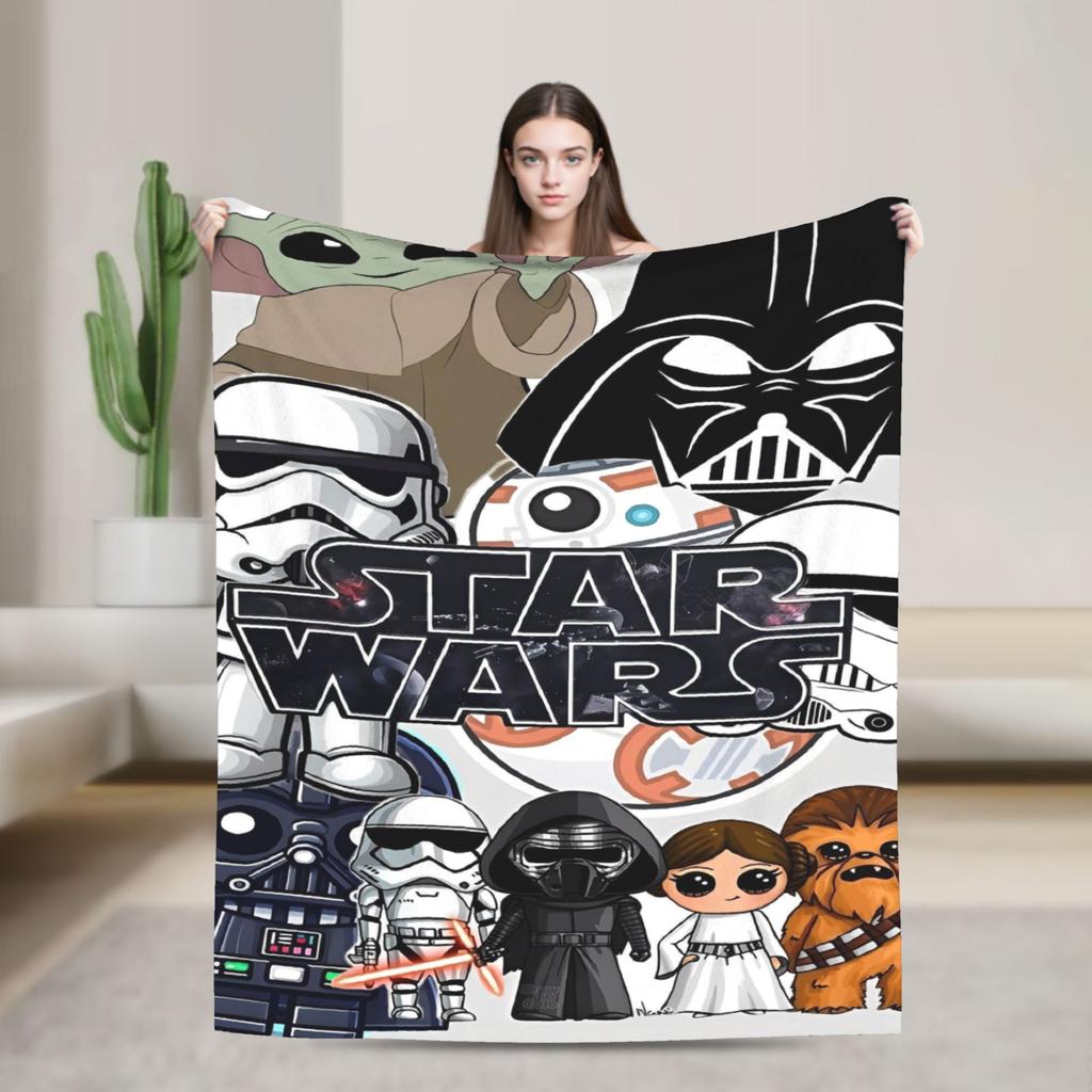 Game Film W-Warss Fleece Blankets S-Stars Awesome Throw Blanket for Home 200x150cm Bedspread