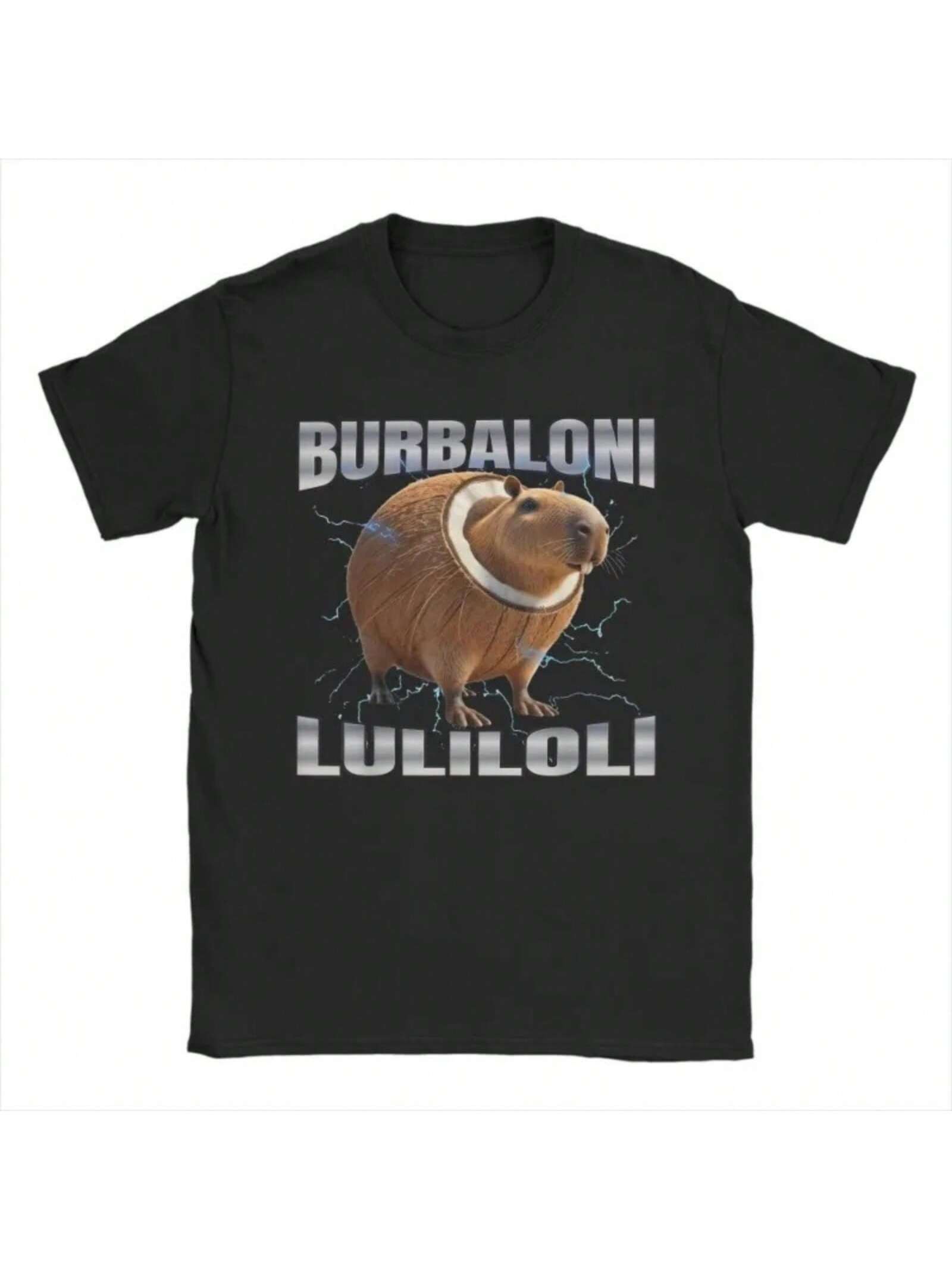 T Shirt Burbaloni Luliloli T-Shirts Fashion Summer Tee Shirt Y2K Casual Casual Cotton Clothing Plus Size S разноцветный