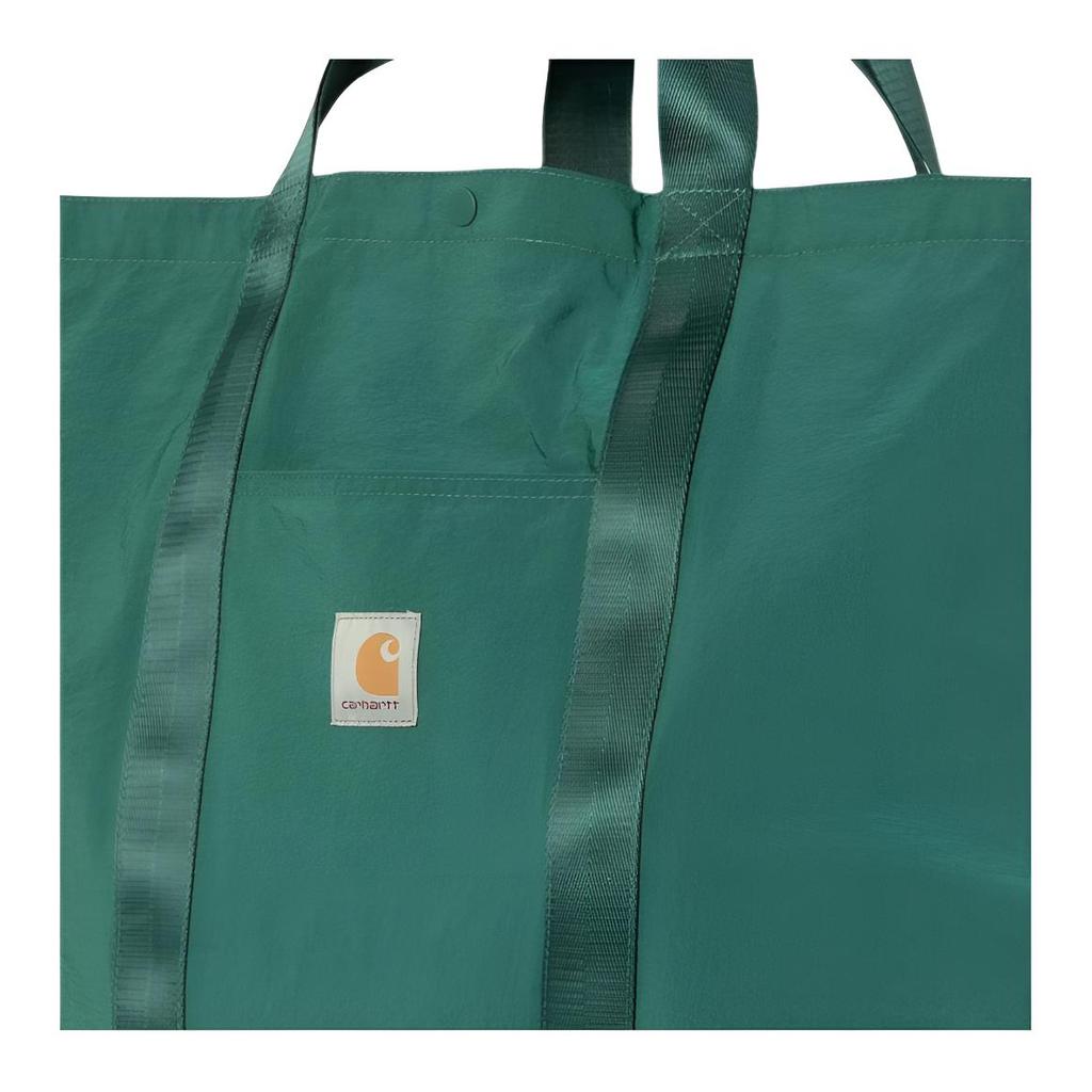 Carhartt WIP Canby Woven Square Label Tote Bag Unisex Tote Bags Green I034597-2PB-XX