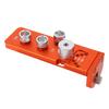 Aluminum   Drill   Punch Locator for 20 30 40 Series Drilling Jig Punching Auxiliary Tool with Storage Bag