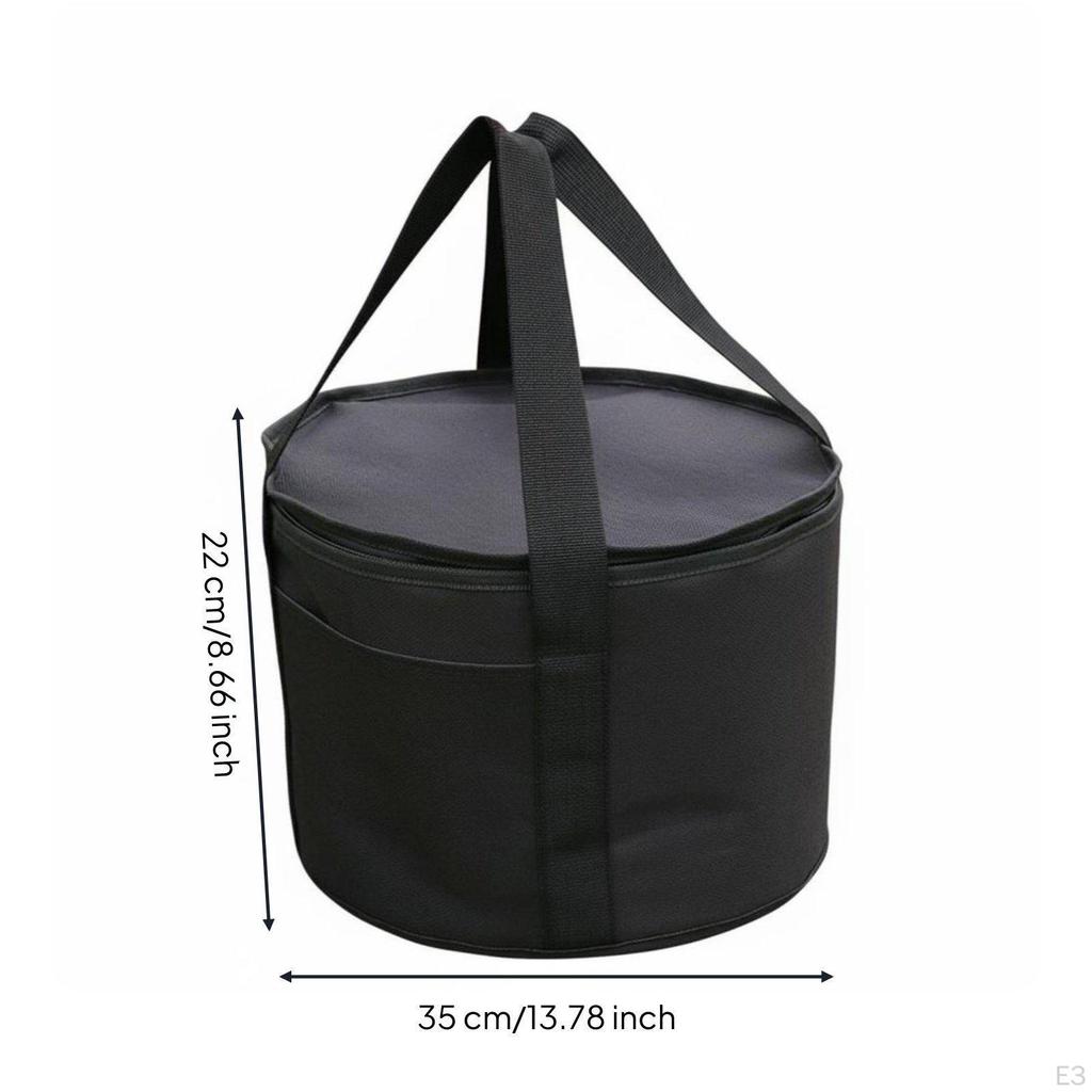 Cookware Organizer Bag Insulated Camping Storage WearResistant Large Capacity Outdoor Tote for