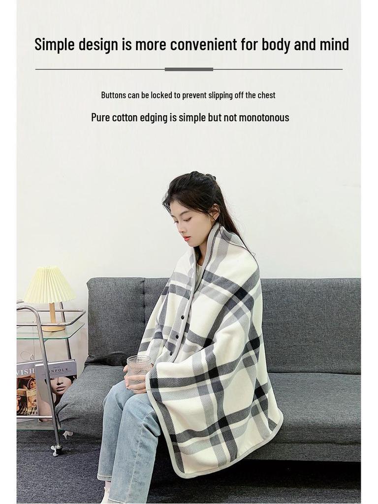 Premium Cozy Fleece Blanket - Warm, Thick, Multi-Functional for Autumn and Winter