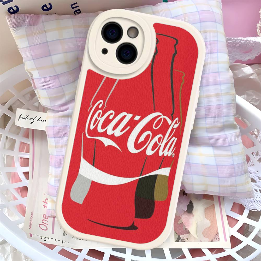 

Чехол для телефона C-Coca C-cola с винтажным логотипом для iPhone 16 15 14 13 12 11 Pro Max Plus, кожаный мягкий чехол iPhone 15 pro