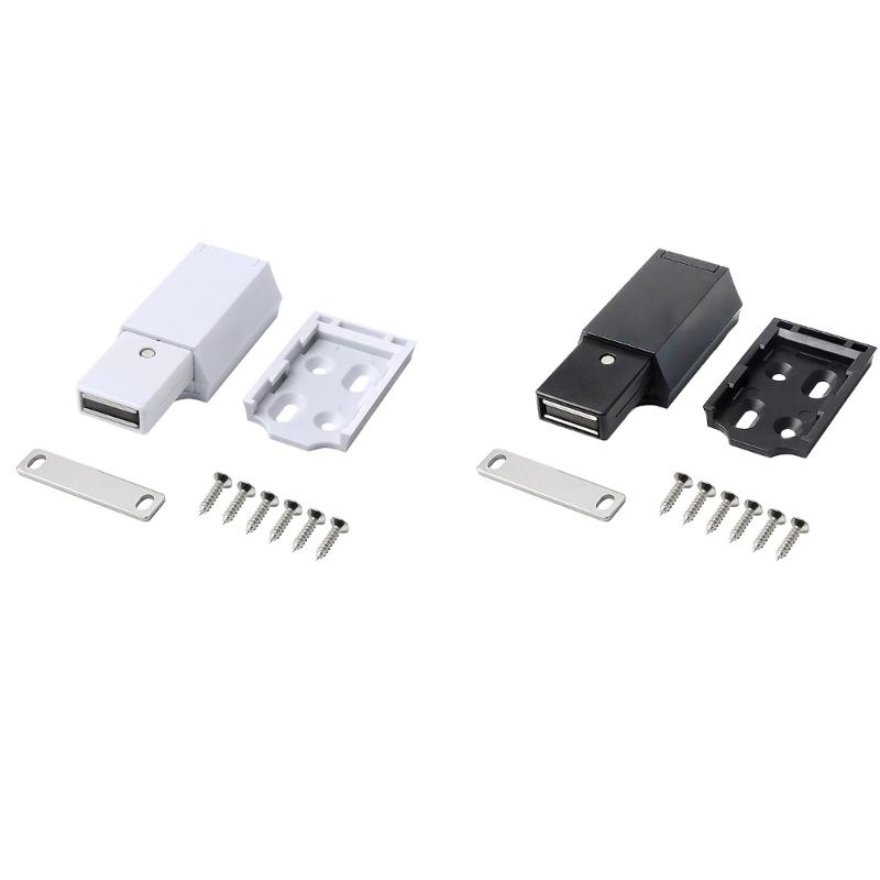 Robusto ABS Portatile Magnetico Push-to-Open Accessorio per Ferramenta per Mobili per Nascondere Ante e Cassetti in Colore Elegante
