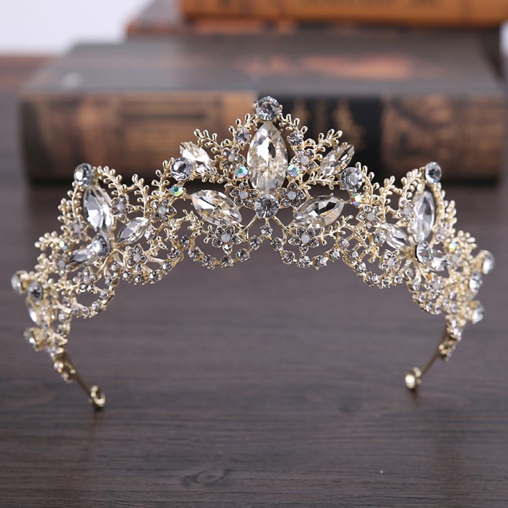 Women's Daily Wedding Tiara Self-Wedding Bridal Hair Crown
