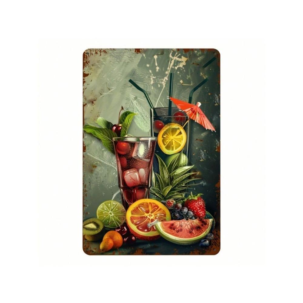 Vintage Tin Sign Home Wall Decor Metal Plaque Art
