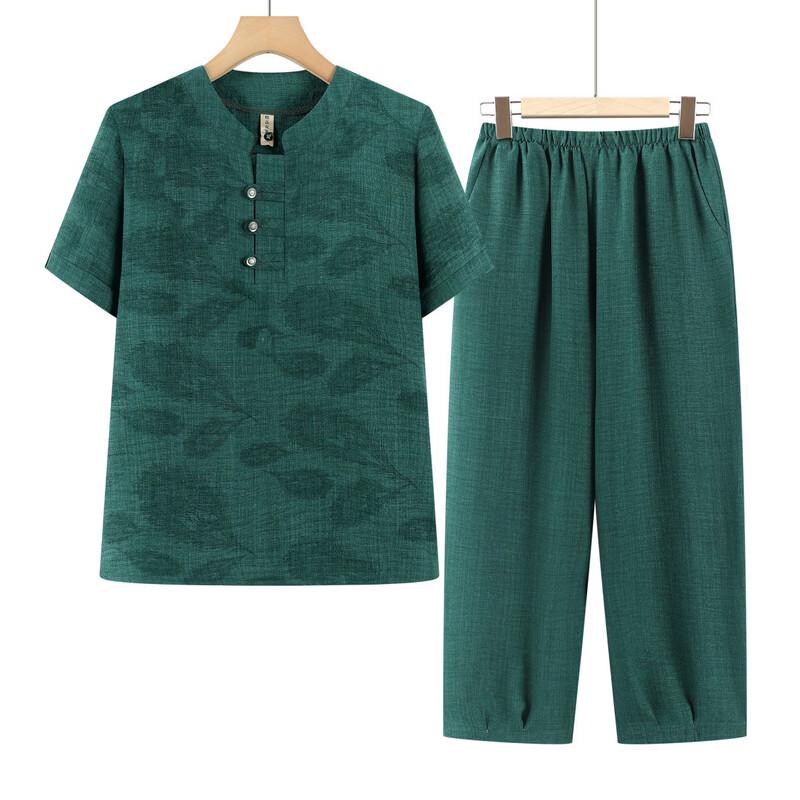 YUZHAOLIN Women's Summer Loose Floral Two-Piece Set