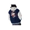 Vans X The Monsters Collaboration Single Button Cartoon Print Drop Shoulder Long Sleeve Jacket Unisex Jacket Dark-Blue VN000JFBLKZ