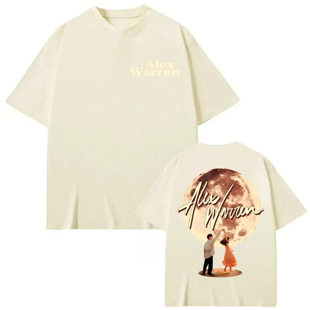 

Singer Alex Warren Album Poster Pattern TShirt Fashion Y2K Short Sleeve TShirt Unisex Summer High Quality Cotton TShirt S