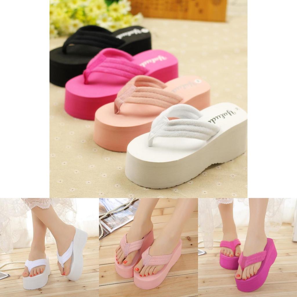 Stylish Womens Beach Sandals With Trendy Wedge Platform Slippers