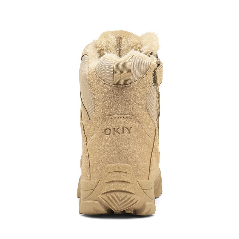 Herbst Winter Herrenstiefel Wasserdichte Outdoorstiefel Bequeme Knöchel Schneestiefel Übergröße 39-46 Hohe Herrenschuhe