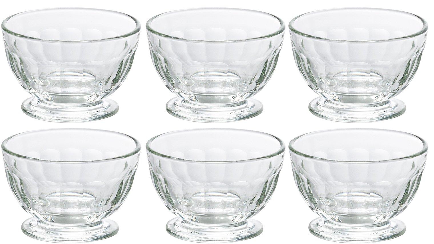 

ADERIA La Rochelle Tumbler, 9cm x 5.5cm, 130ml Mini Glass, Set of 6, H-3955