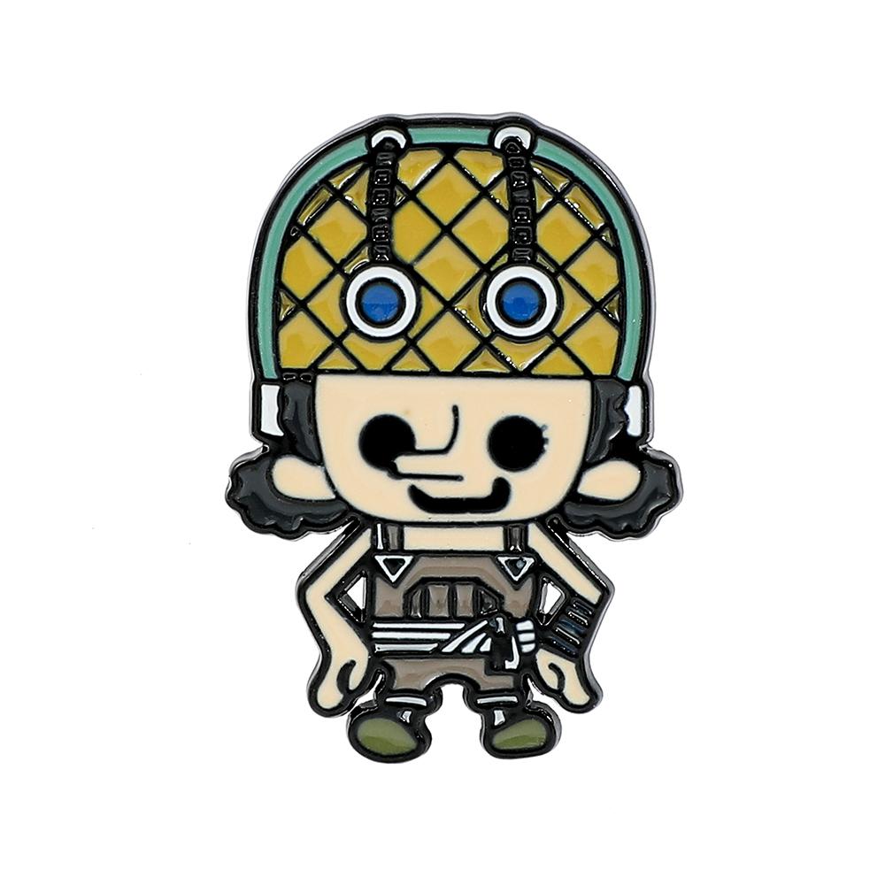 Anime ONE PIECE Roronoa Zoro Brooch Enamel Pin - Creative Hot Blooded Metal Badge for Backpack And Clothing Accessories