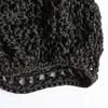 2 Pcs Nightcap Thick Yarn Crochet Elastic Hollow Out Net Multi-Purpose Mesh Cap for Sleeping Daily Wear Sleeping Hair Cap for Short To Medium Length