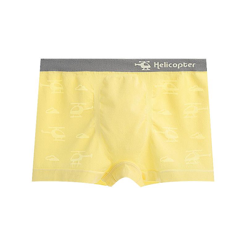 Children's Breathable Modal Sweatpants and Antibacterial Mulberry Silk Underwear, 4-Piece Box for Boys and Girls.