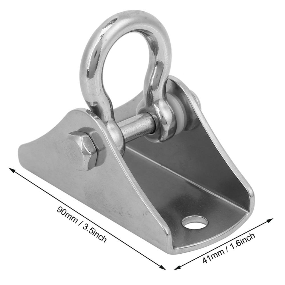 Stainless Steel Heavy Duty Swing Hanger Supports Up To 992lb Ceiling Buckle Mount Indoor Outdoor