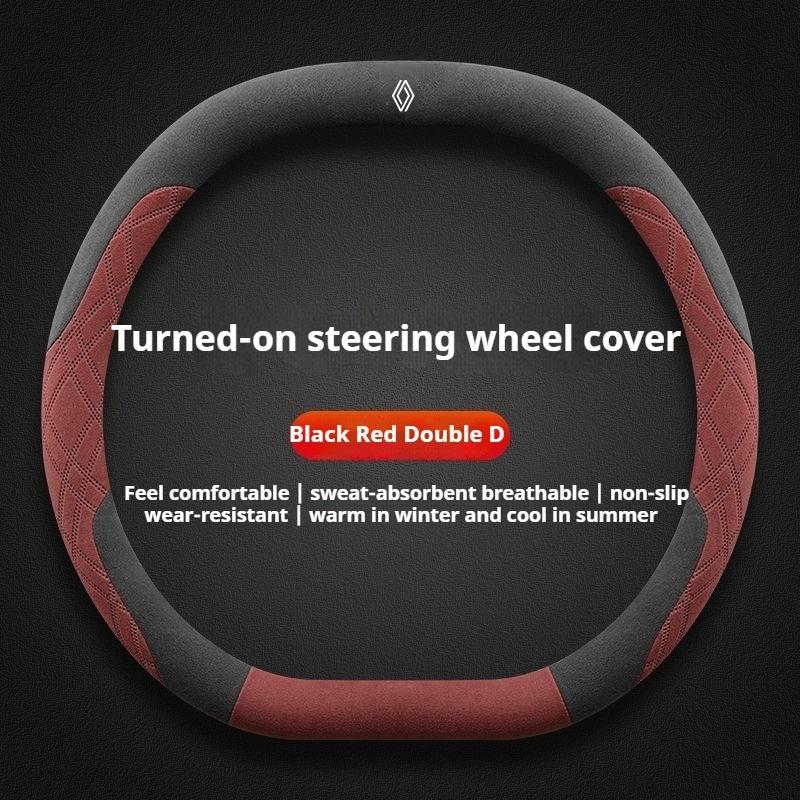 Per Renault 2026 Nuovi Copricerchi Coprivolante Auto in Camoscio per Renault Espace Austral Rafale Scenic Megane E-Tech 5 2024 2025