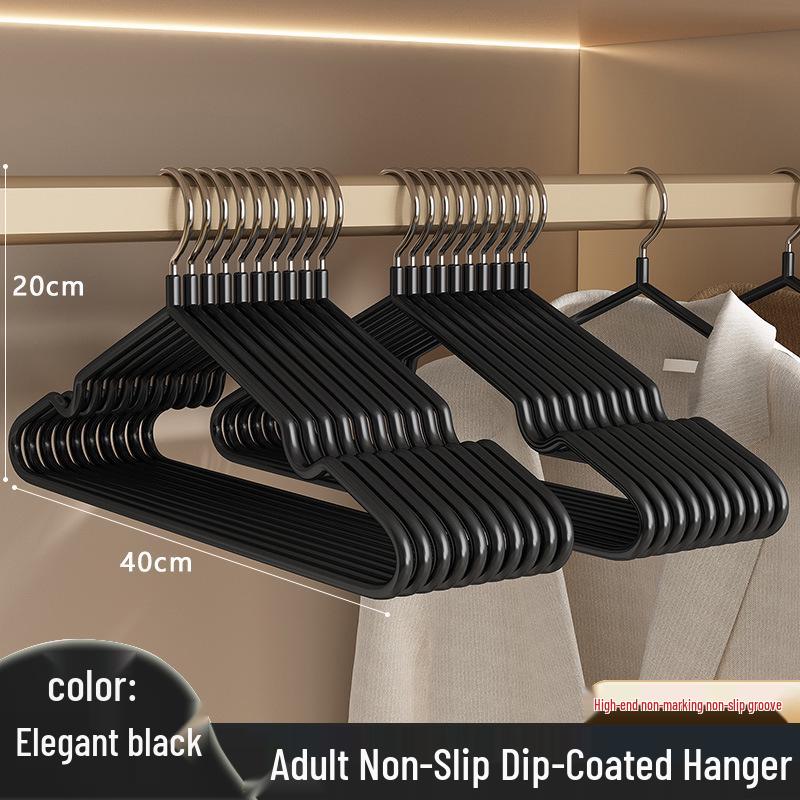 

100-Pack Thickened Non-Slip Hangers for Home & Balcony Use Pack of 10