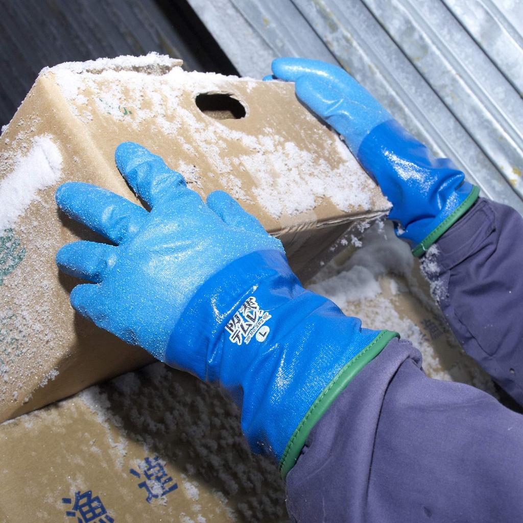 [Winter Gloves] Showa Glove No.282 Winter Temres Blue M Size 1 Pair