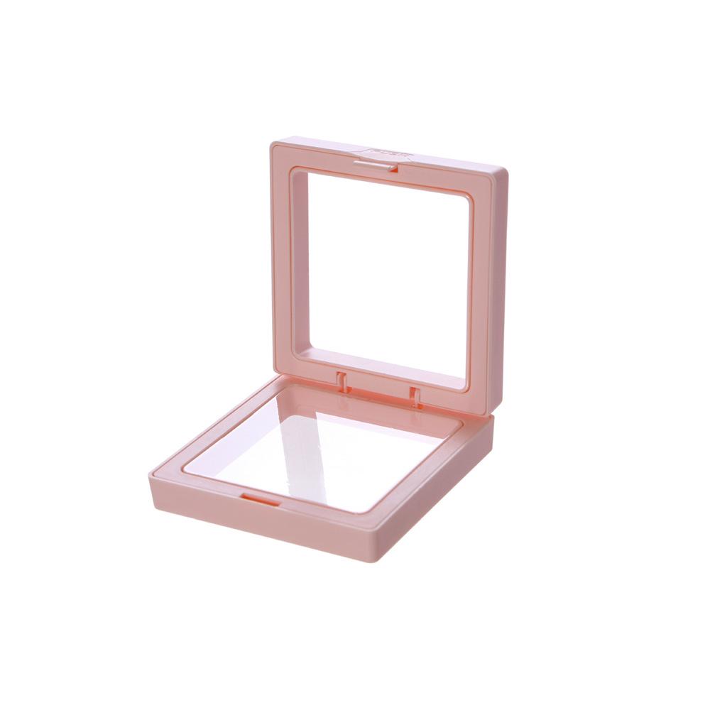 Przezroczyste pudełko do przechowywania biżuterii z folii PE - Antyoksydacyjne pływające ekspozytory na kolczyki, broszki, naszyjniki i pierścionki