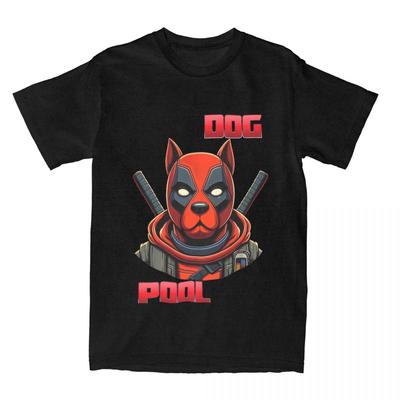 Mercenary Dogpool T Shirt Versatile Streetwear Men Women Lovely Short Sleeve Cartoon Amusing Cotton Harajuku Funny Unisex Tops