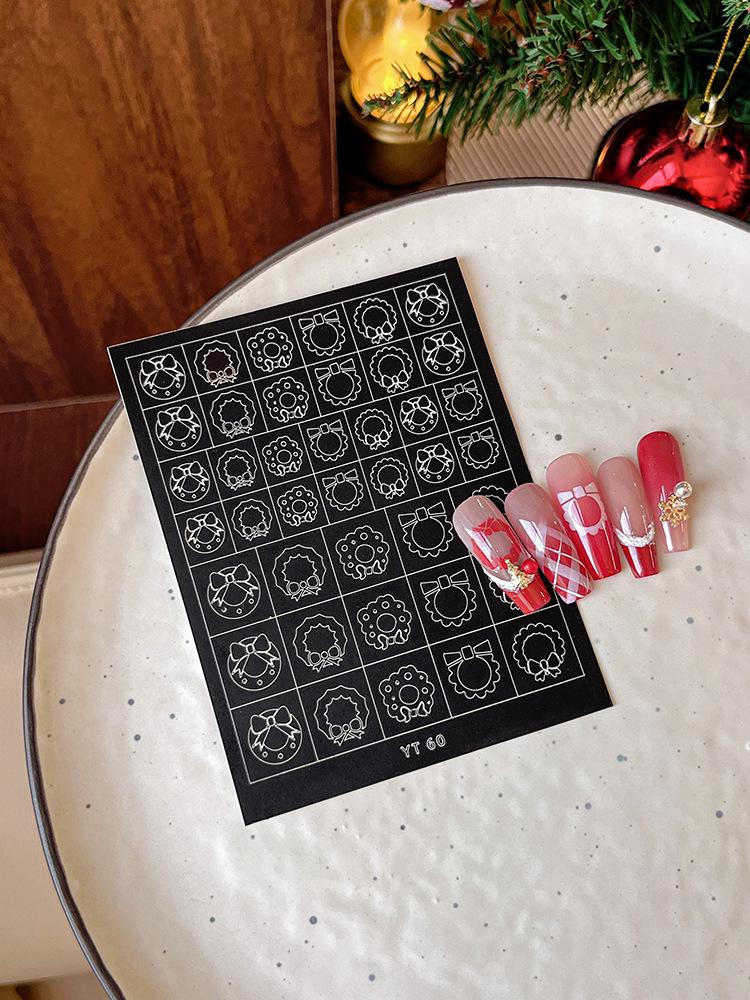 Nail Art Accessories: Adhesive Stickers, Star & Butterfly Designs, Glue Pads, Spray Paint, Small Decor Elements