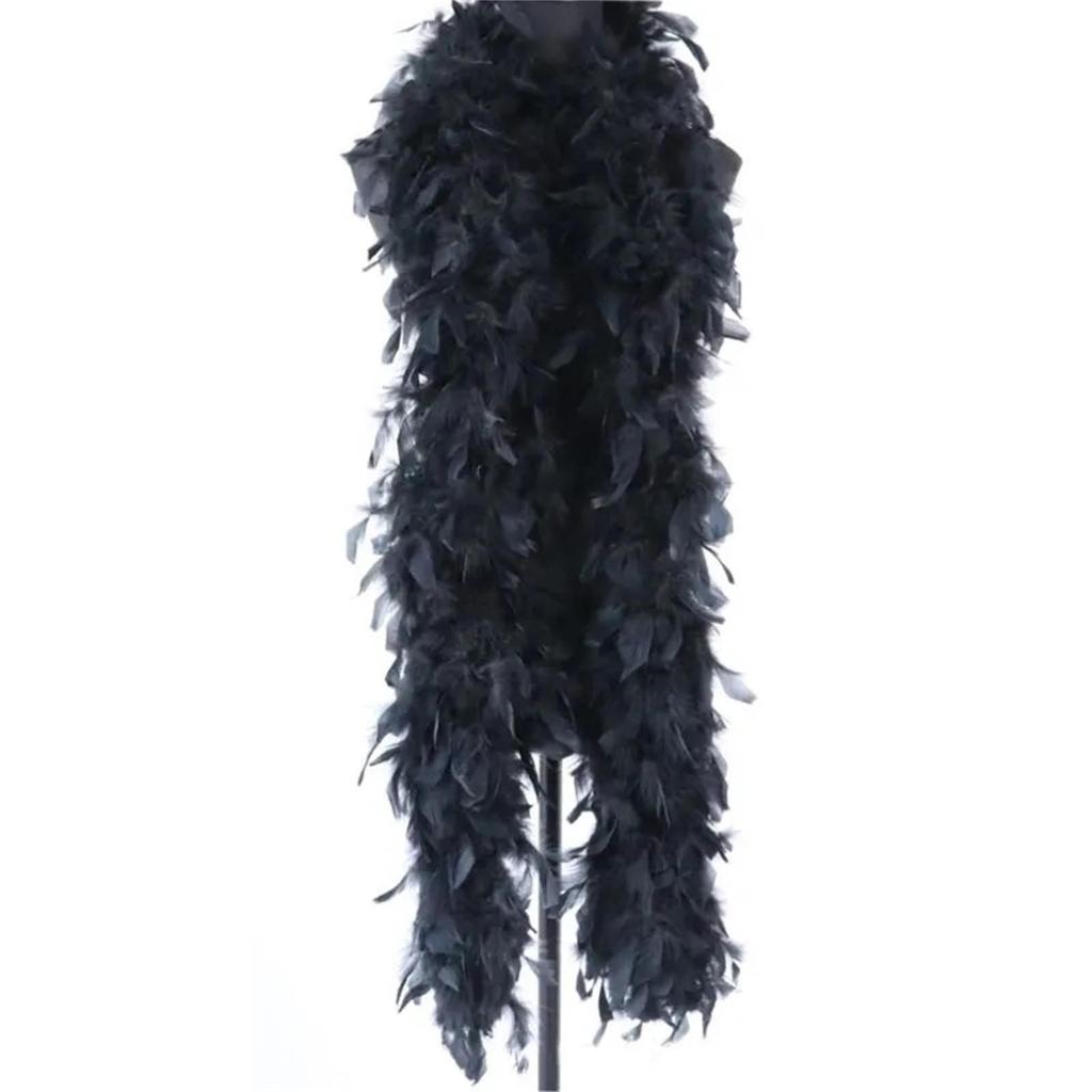 Boas de penas com óculos de sol sem aro de coração - Boa de penas de 2 m/6,6 pés para mulheres - Ideal para dança, casamento, festa, cosplay