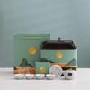 Lan Tai Mountains & Rivers Portable Ceramic Kung Fu Tea Set