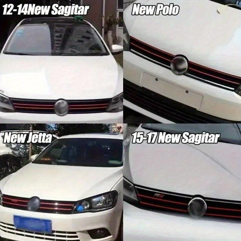 Reflektierender Streifen Autoaufkleber, Auto Frontgrill Rot Wasserdicht Autozubehör, Auto Außenteile