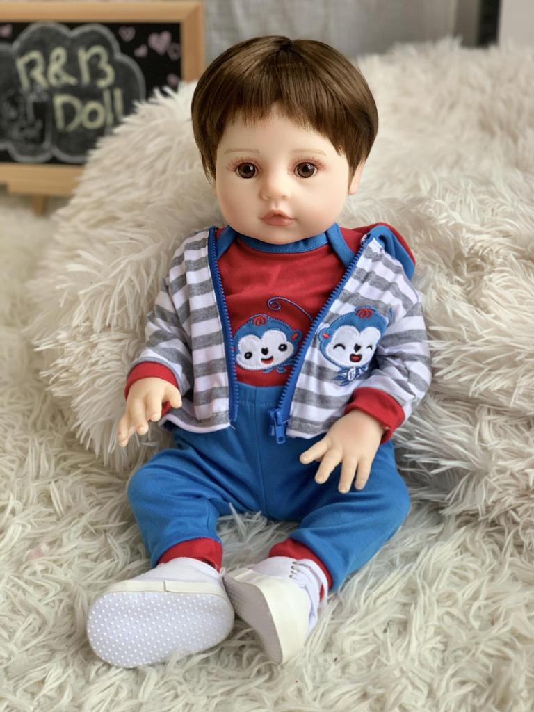 Reborn Vinyl Baby Doll - Realistic Soft Rubber Children's Toy Gift
