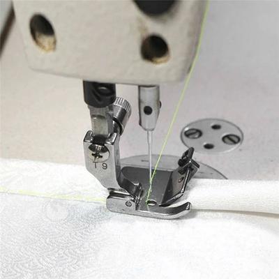 ABWR-2 PCS T9 Universal Presser Foot Silver Steel Hemming 3-In-1 Multifunctional Sewing Machine Presser Foot