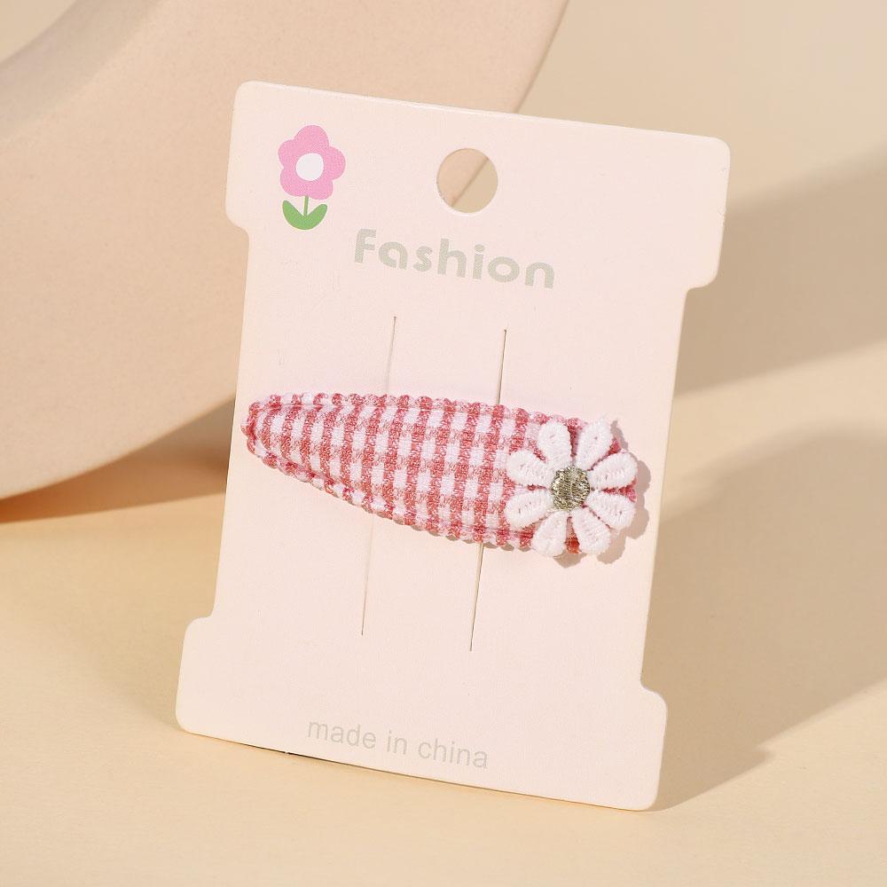 1/2/5 set Ins Daisy Flower Hair Clips Baby Girl Hairpins for Kids Lace White Barette Princess Hooks Infant Accessories Korean