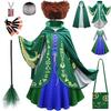 Dzieci Siostry Sanderson Winifred Stroje Dziewczęce Halloween Cosplay Hocus Pocus Czarownica Diabeł Karnawał Bal Maskowy Kostium Dziecięcy