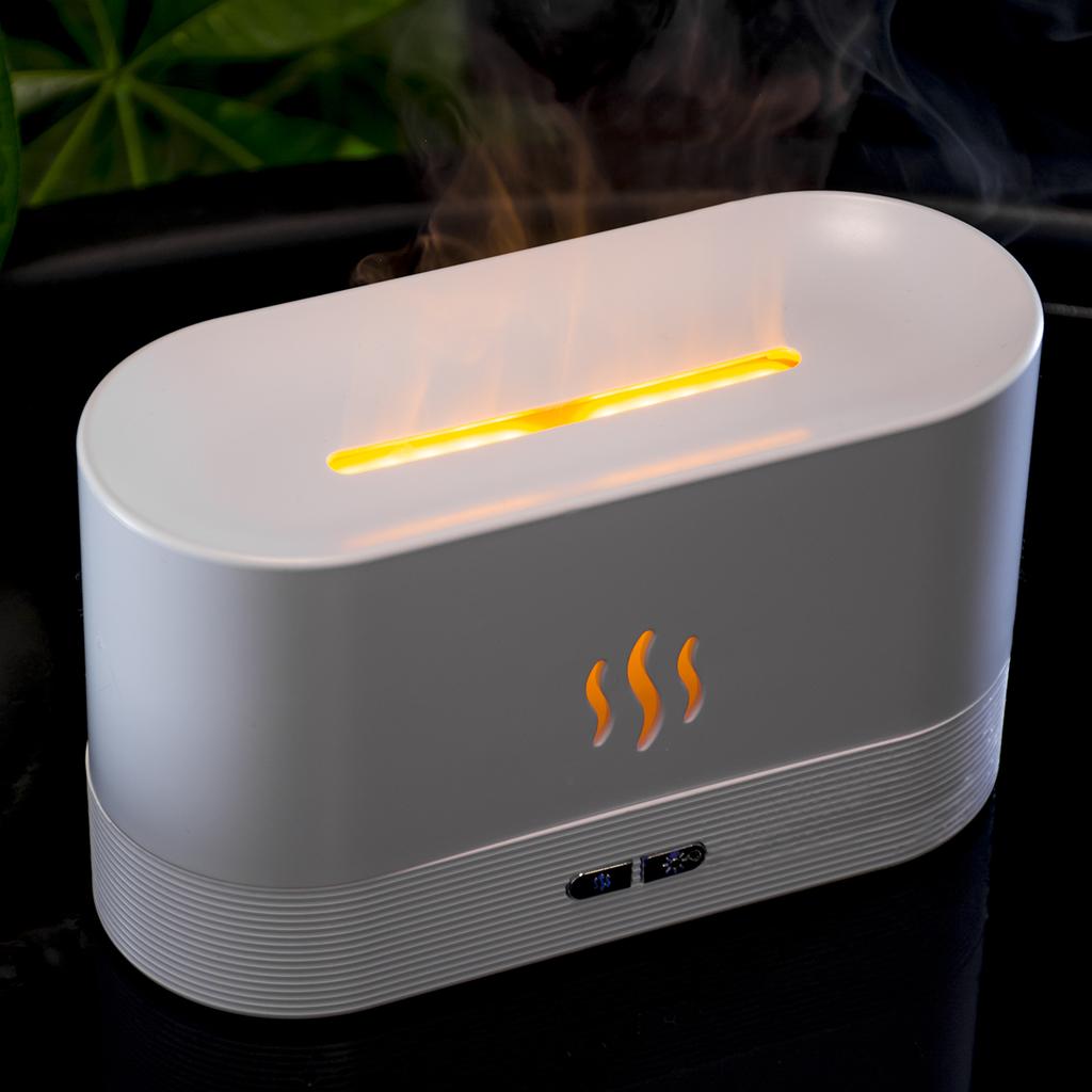 Air humidifier, aroma diffuser, aromatherapy, fireplace, flame, lamp