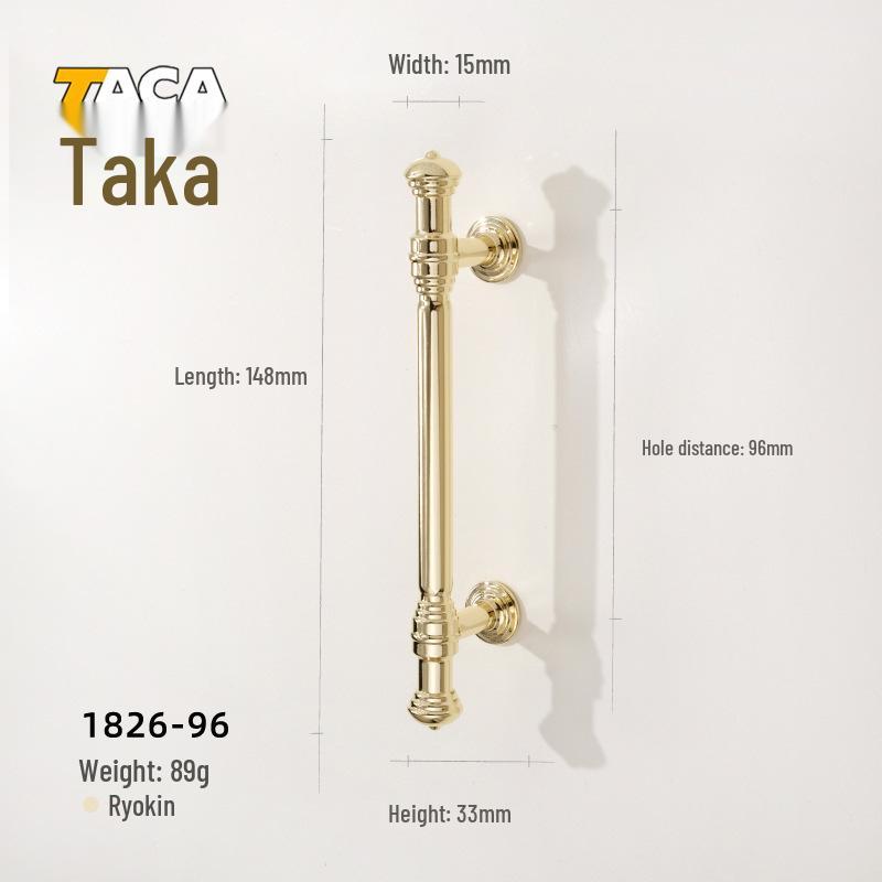 European Furniture Gold Handle for Cabinets and Wardrobes