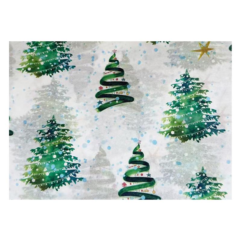 

10sheets Christmas-Themed Gift Wrapping Paper Christmas Tree Pattern Printed Paper for Xmas Thanksgiving Birthday Gift Wrapping