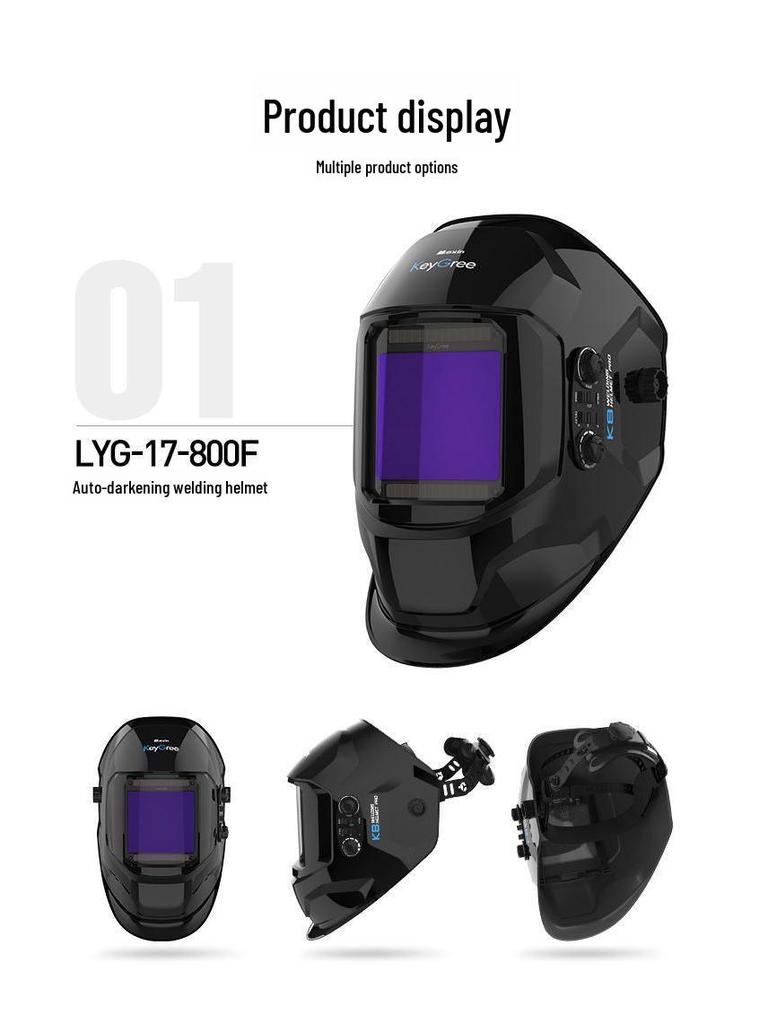 Head-Mounted Flip-Up Welding Mask for Arc Welding - Anti-Glare Protection