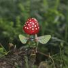 Farmhouse Fairy Resin Decor With Mushroom Figurine For Garden And Outdoor Display