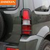 SHINEKA Lamp Hoods For Suzuki Jimny 2007-2017 Car Tail Light Lamp Rear Fog Light Decoration Cover Trim Kit Exterior Accessories