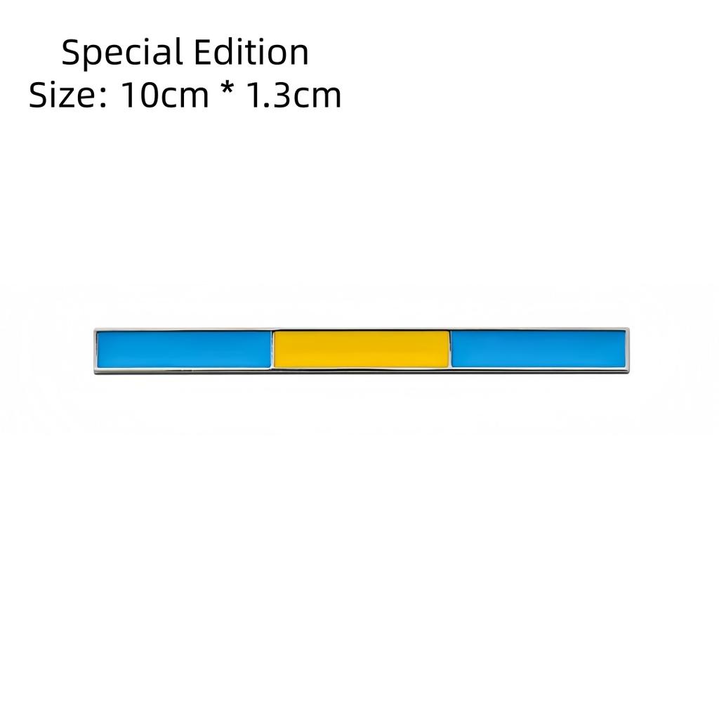 Adesivo Distintivo Bandiera Tricolore Germania Francia Italia Svezia in Metallo 3D Parafango Laterale Bagagliaio Posteriore Emblema Decalcomania