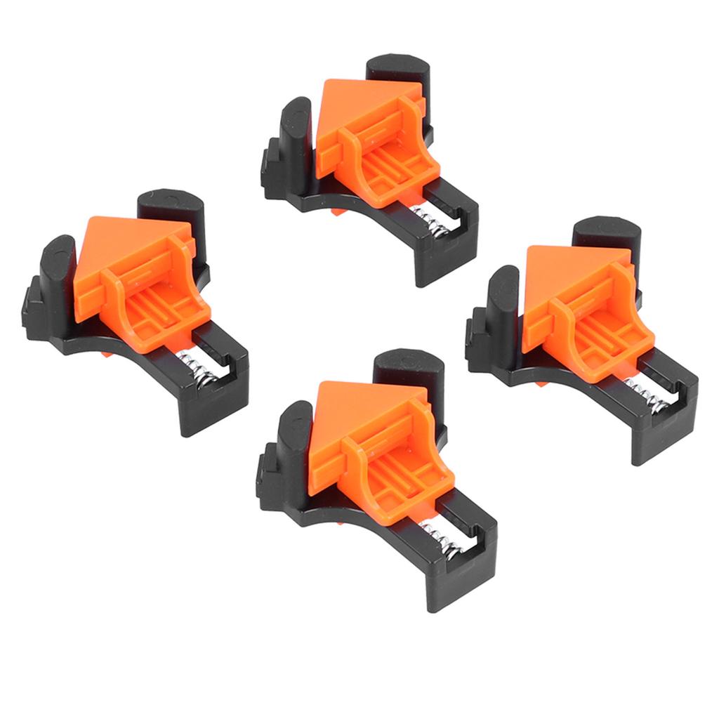 4Pcs Woodworking Corner Clamp 90 Degree Right Angle Clip Furniture Connection Fixing Tools