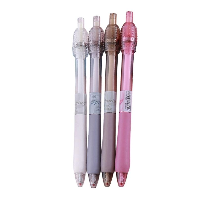 

4PCS Twist Action Pens Black Ink Clicks Pens Anxiety Relief Toy for Students Study Office Supplies for Journaling 1
