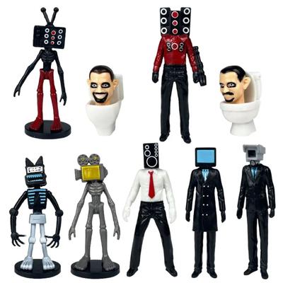 Skibidi Baño Hombre Cámara Hombre Figura Altavoz Hombre Modelo Camarógrafo Figuras Decoraciones PVC Muñeca Coleccionable Juguete
