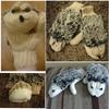 Women Autumn Winter Gloves Women Mittens Cartoon Knitted Hedgehog Glove Trendy Gift