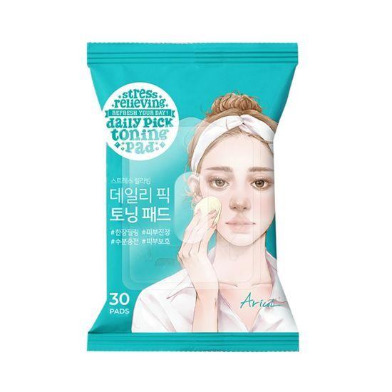 ARIUL Stress Relieving Daily Pick Toning Pads (30 sheets x 3 packs)