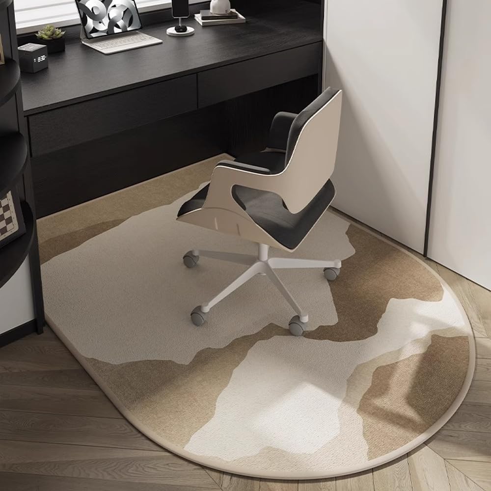 Arch Shaped Study Swivel Chair Cushion Office Bedroom Dresser Carpet Children's Study Desk Chair Cushion Home Decor