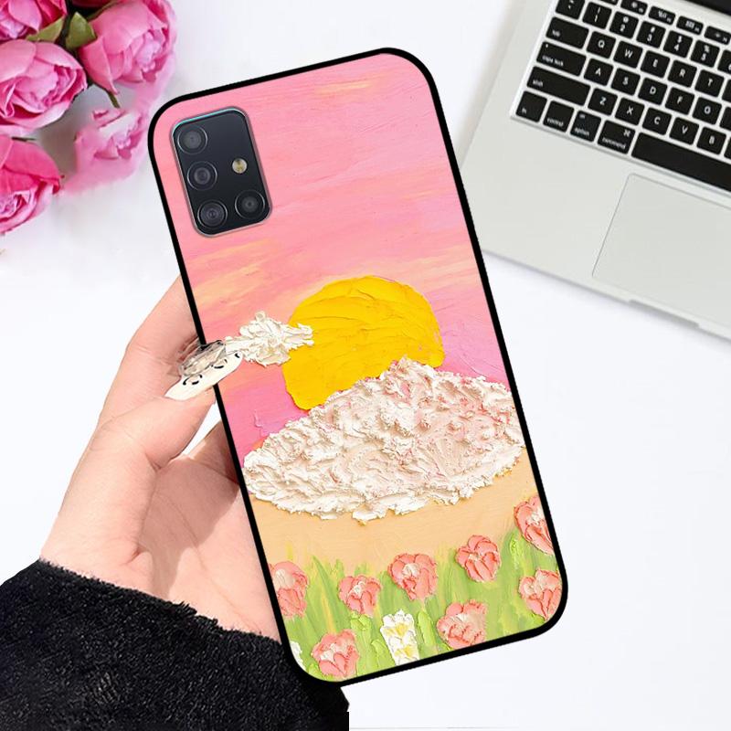 Pro Samsung Galaxy A71 4G 5G Pouzdro Galaxy A70 Silikonové TPU Matný Kryt Telefonu Pro Samsung A Quantum Fundas SM-A716N Coque Nárazník